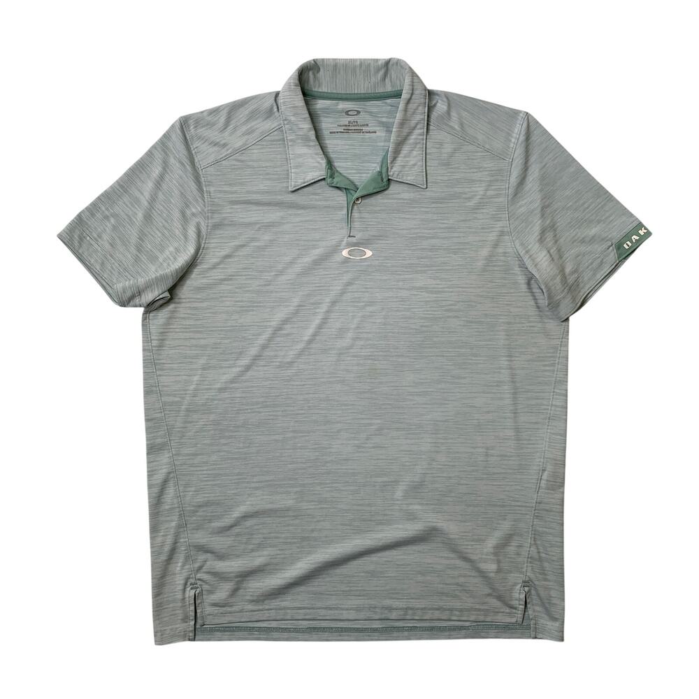 Oakley Shirt Mens Extra Large Tailored Fit Gravity Polo Performance Ellipse Logo